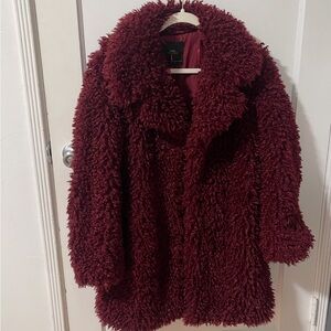 Zara Maroon Jacket Coat